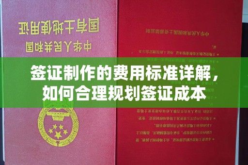 旬阳签证制作的费用标准详解，如何合理规划签证成本